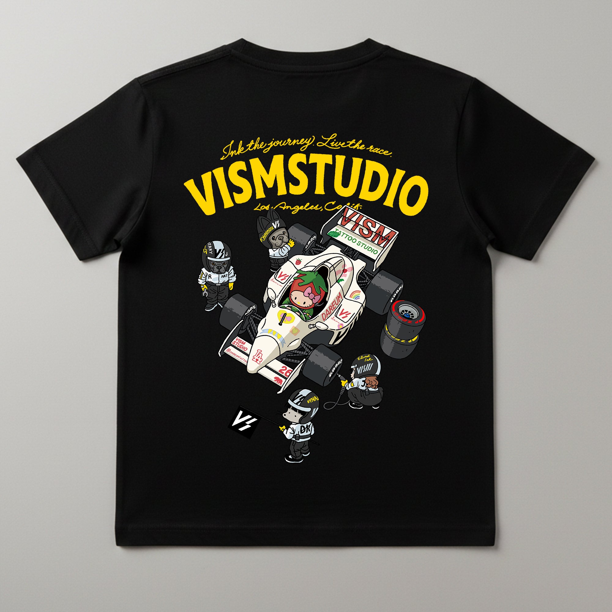 VISM Racing Artist Tee – Black (17 Designs)
