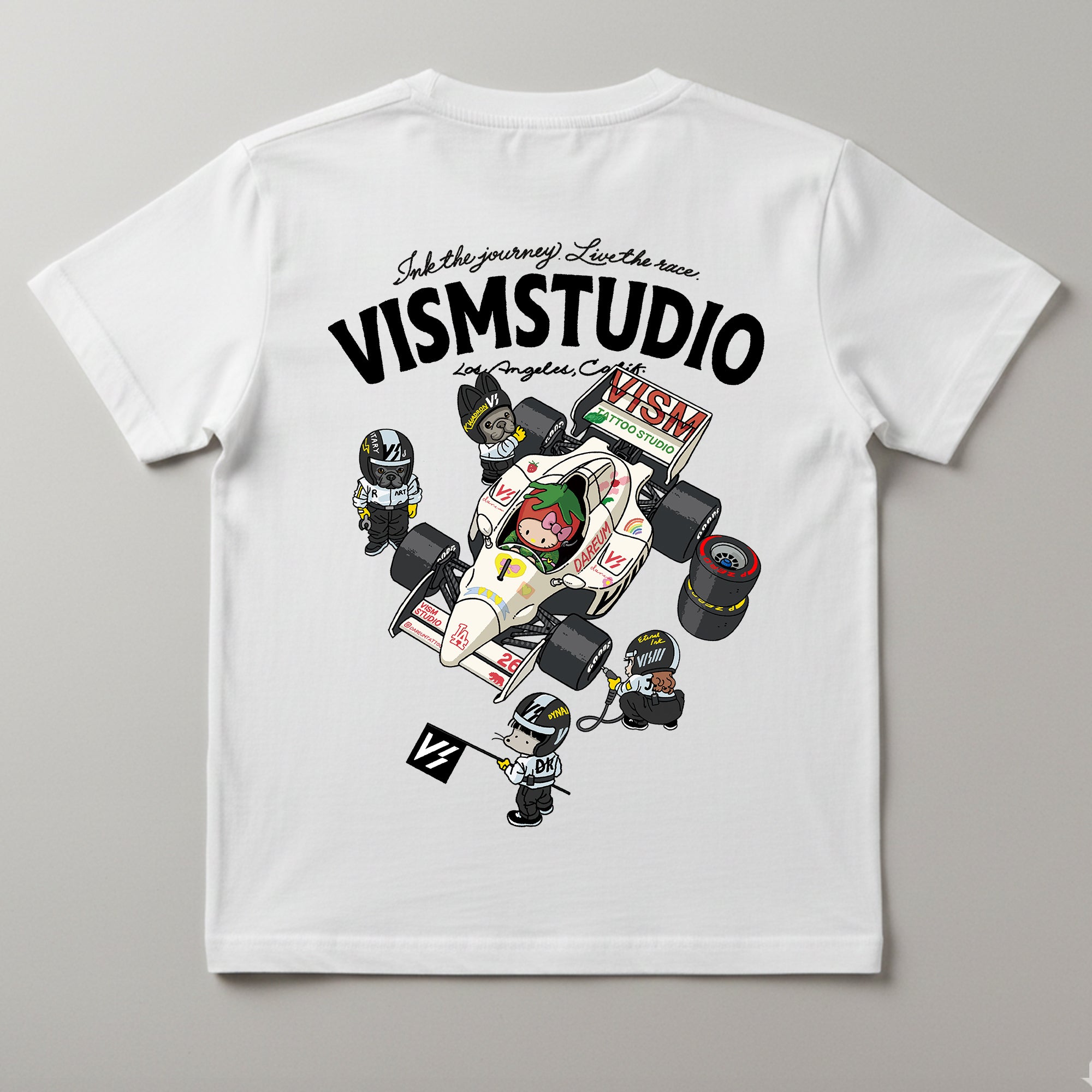 VISM Racing Artist Tee – White (17 Designs)