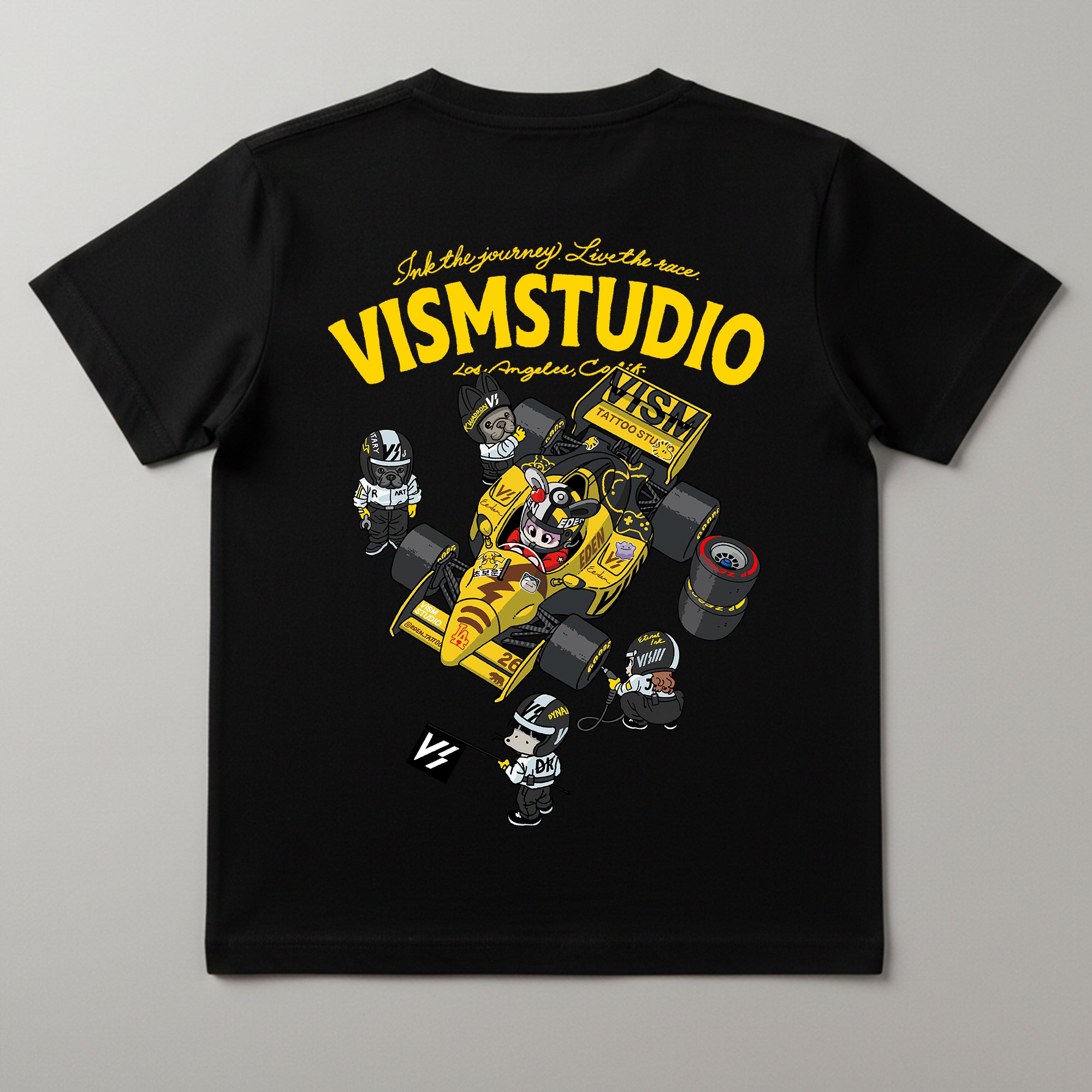 VISM Racing Artist Tee – Black (17 Designs)