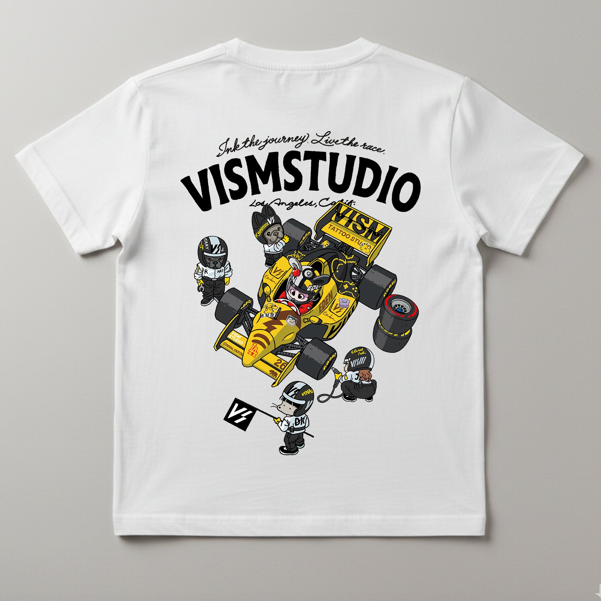 VISM Racing Artist Tee – White (17 Designs)