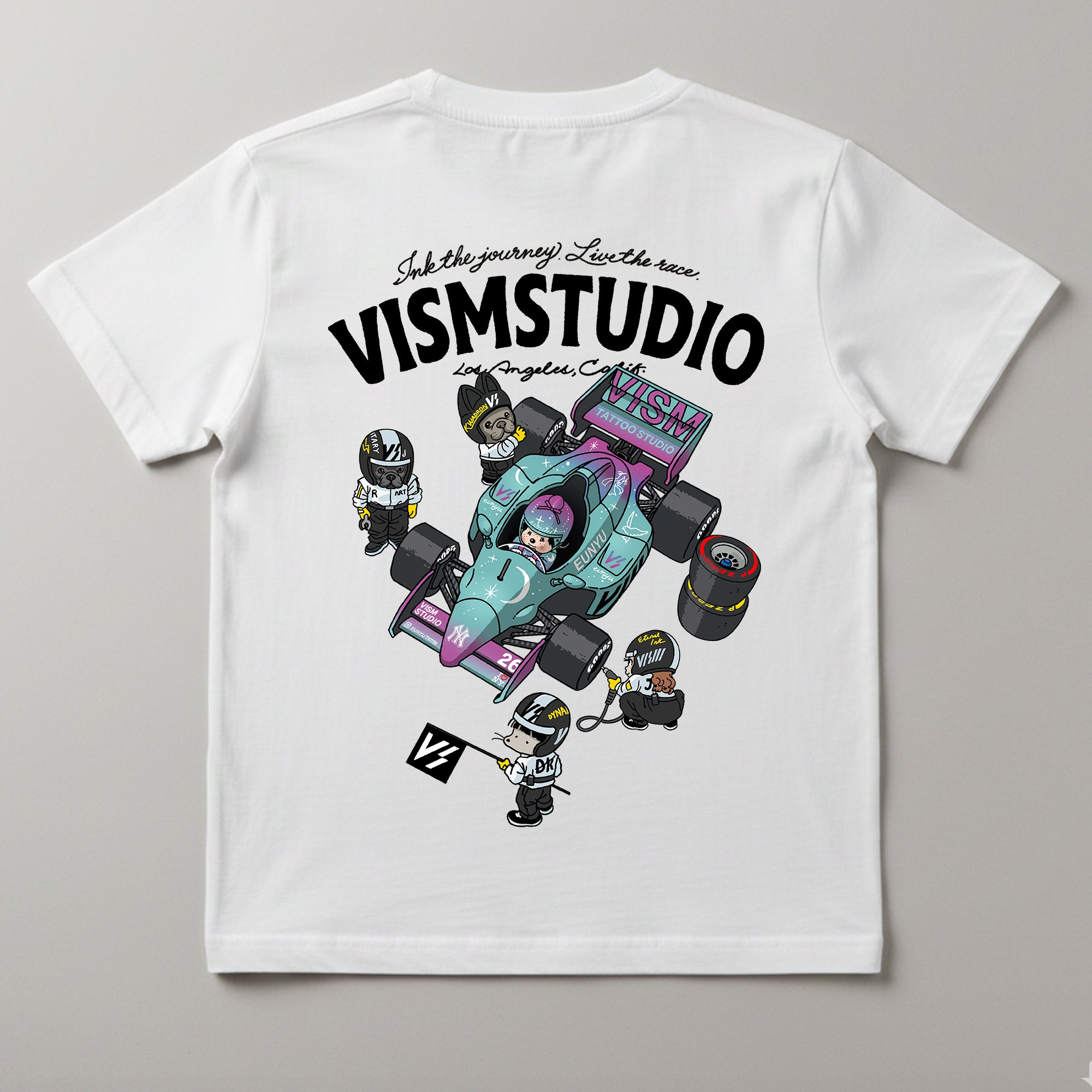 VISM Racing Artist Tee – White (17 Designs)