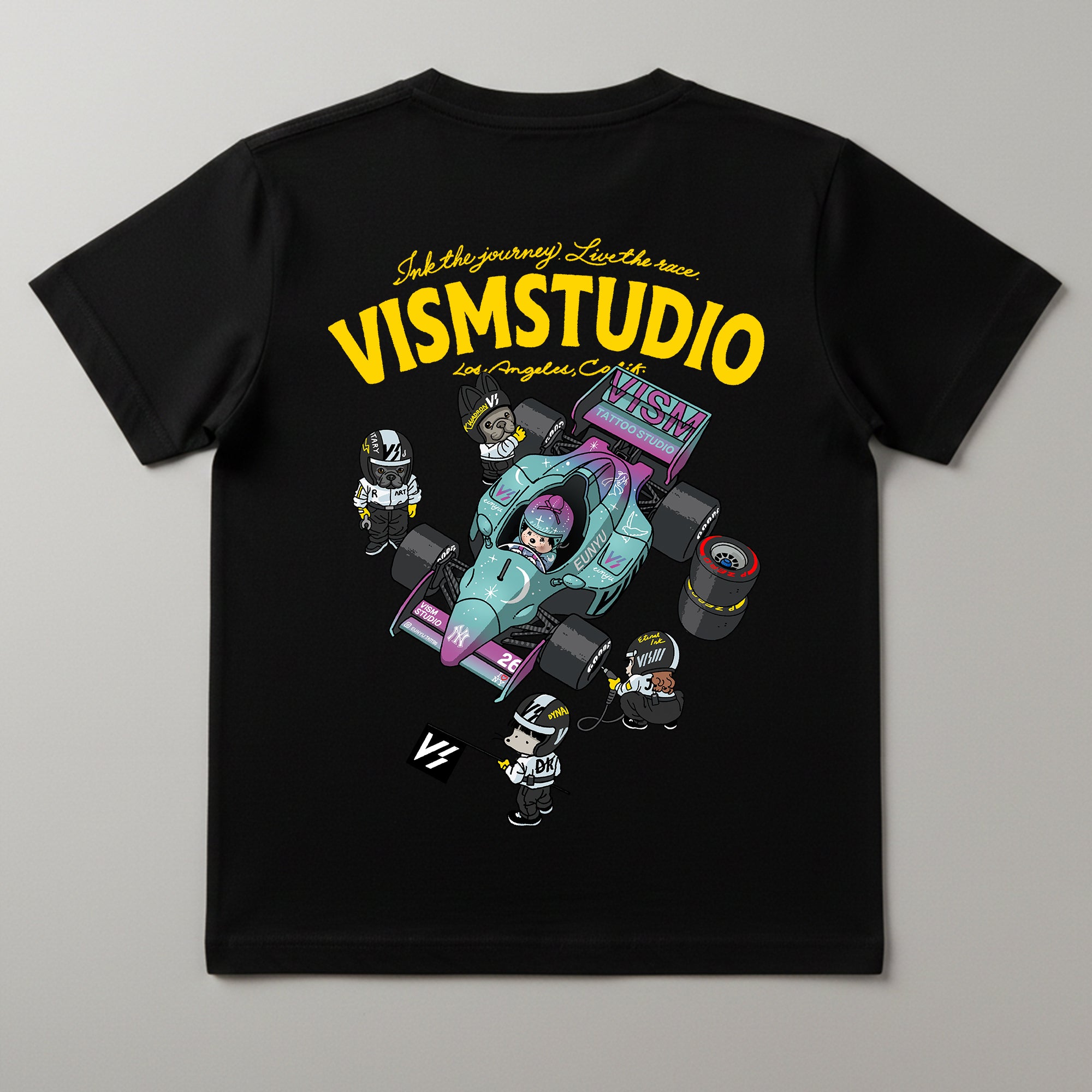 VISM Racing Artist Tee – Black (17 Designs)