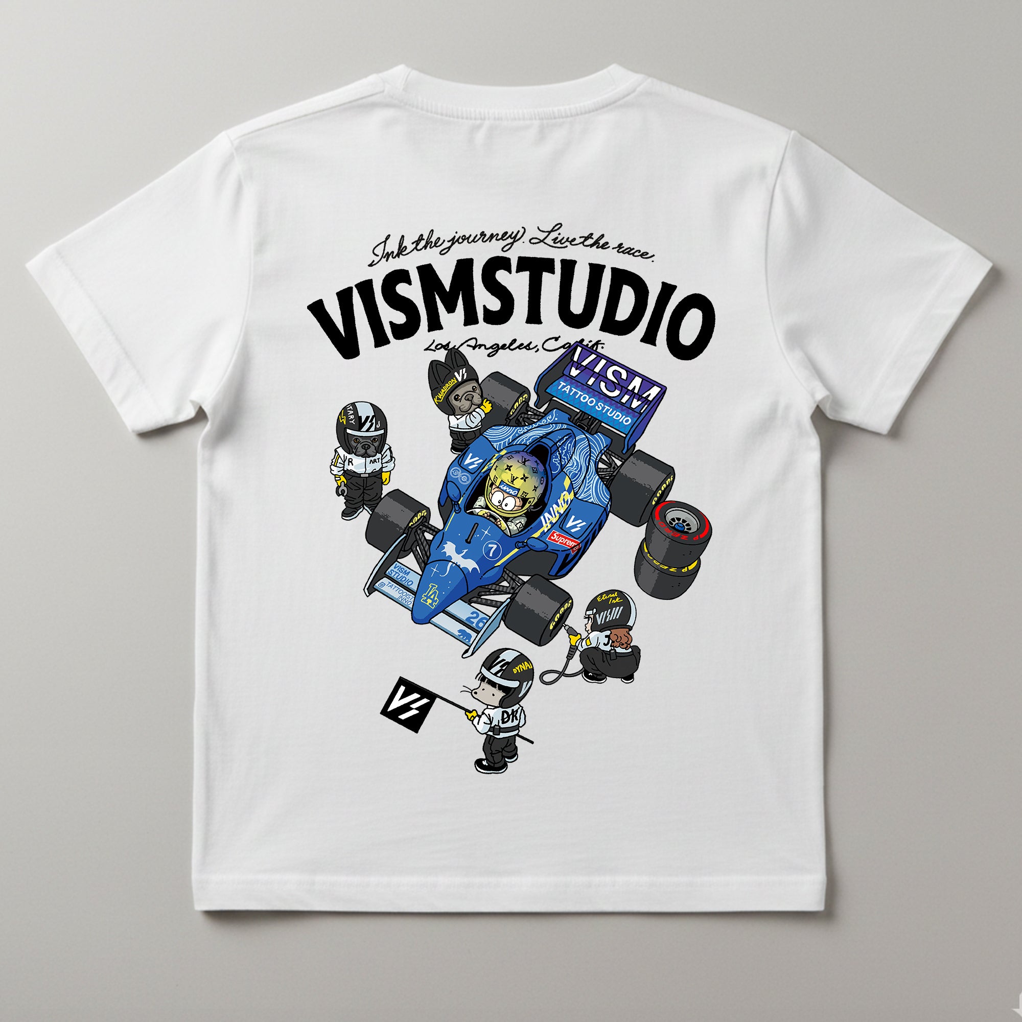 VISM Racing Artist Tee – White (17 Designs)