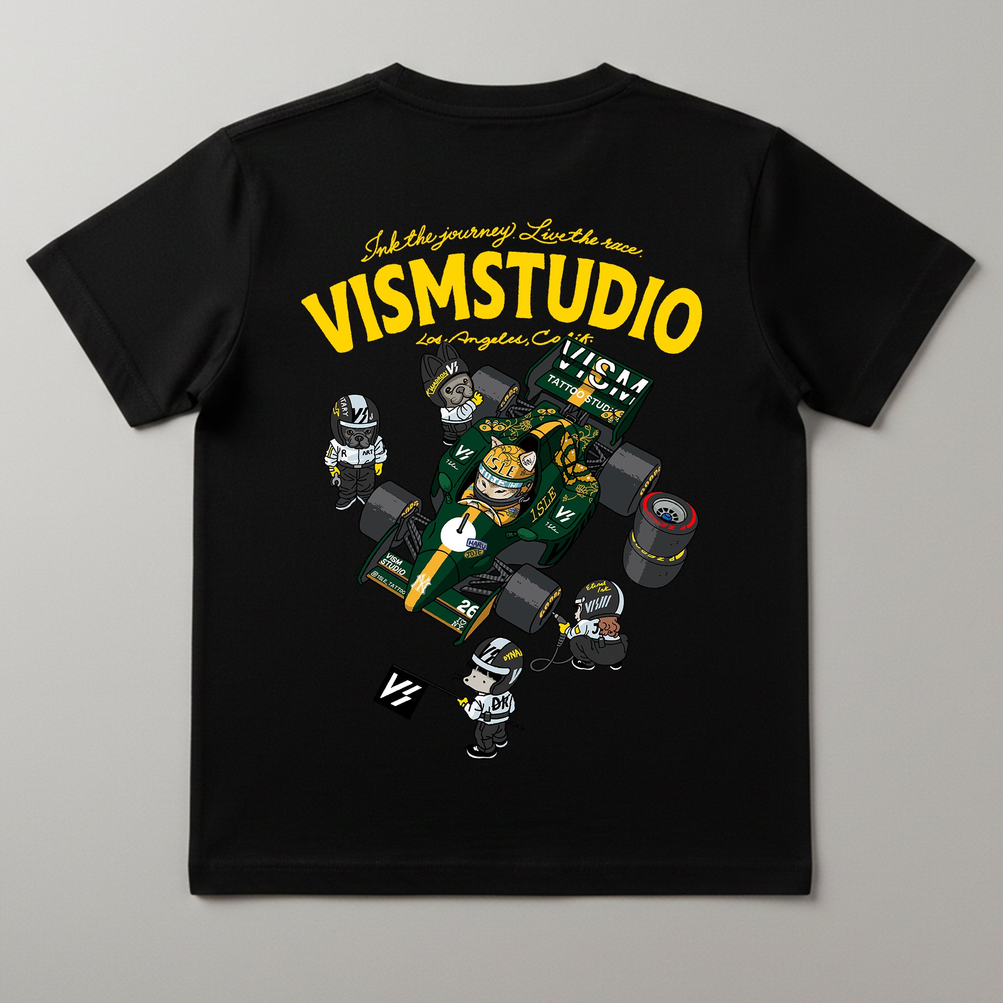 VISM Racing Artist Tee – Black (17 Designs)