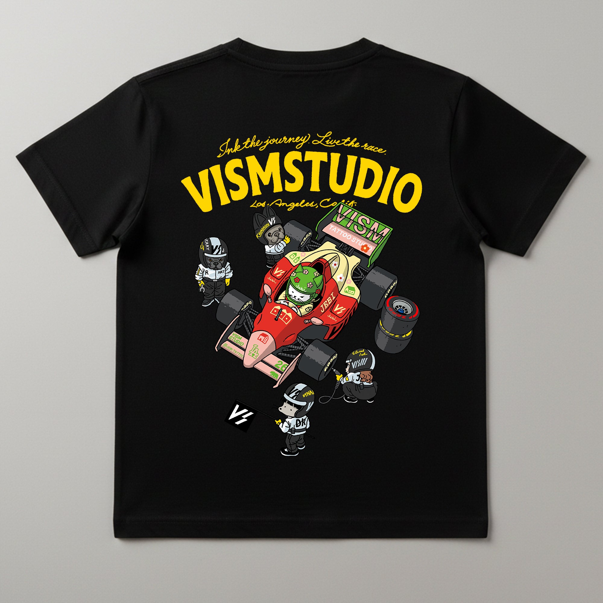 VISM Racing Artist Tee – Black (17 Designs)