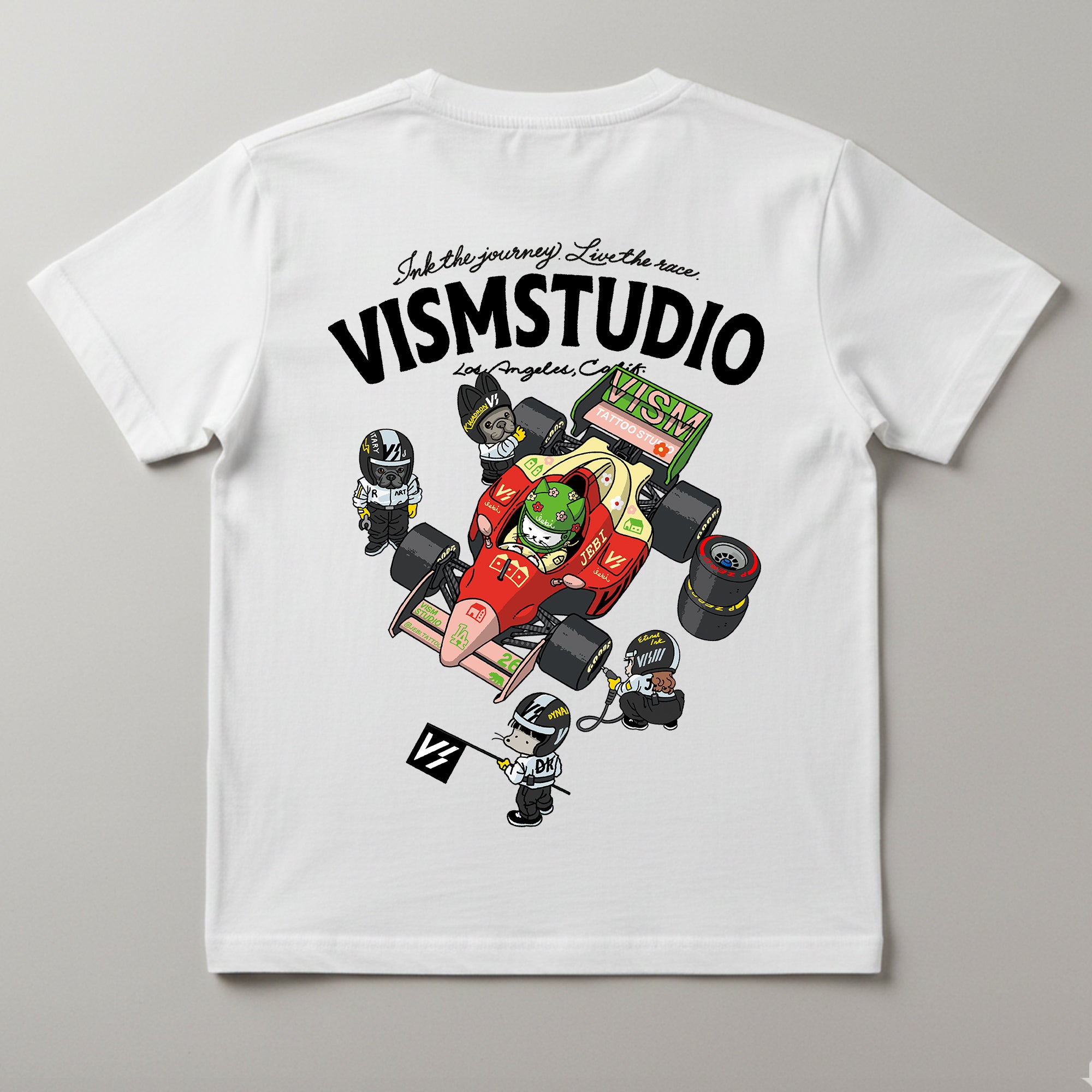 VISM Racing Artist Tee – White (17 Designs)