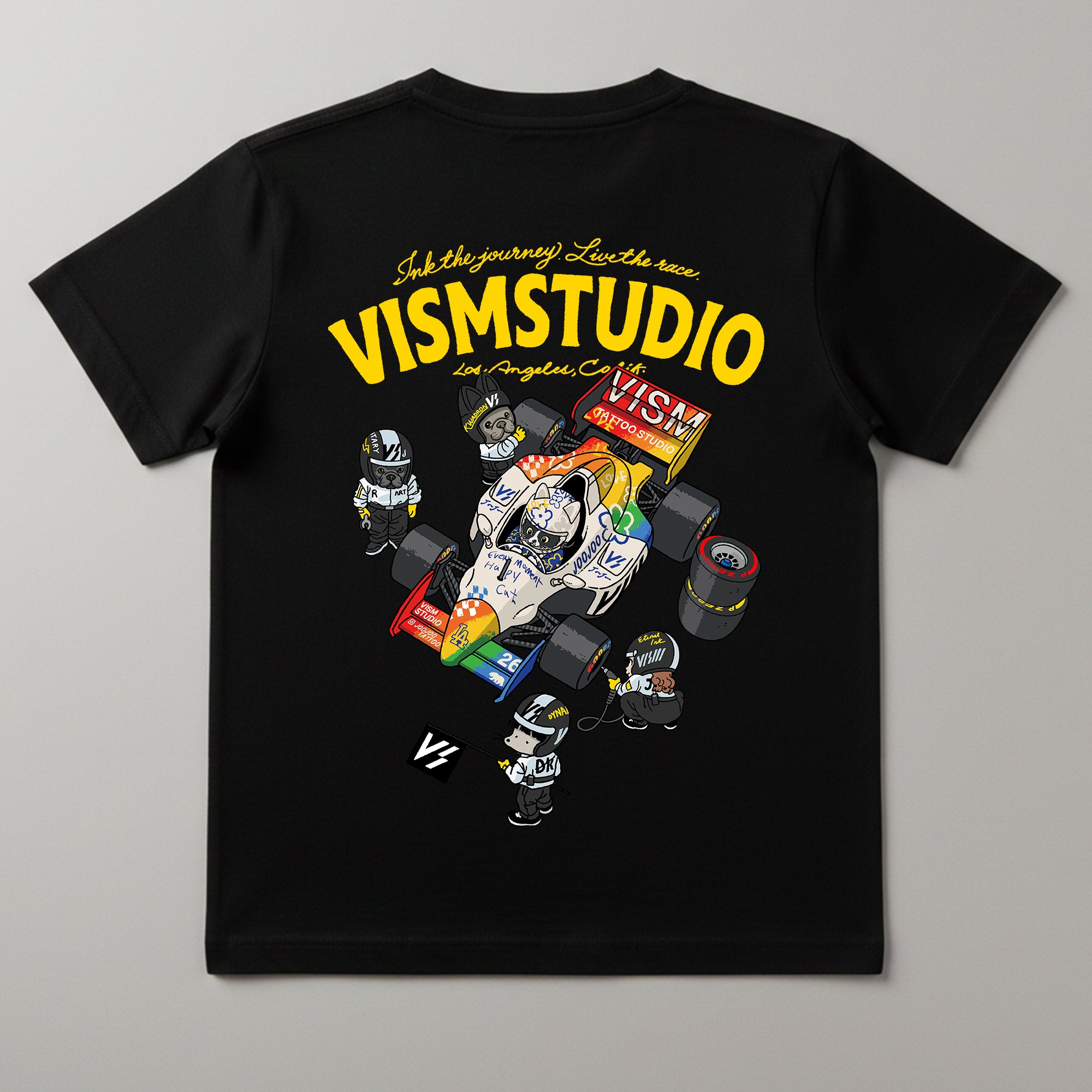 VISM Racing Artist Tee – Black (17 Designs)