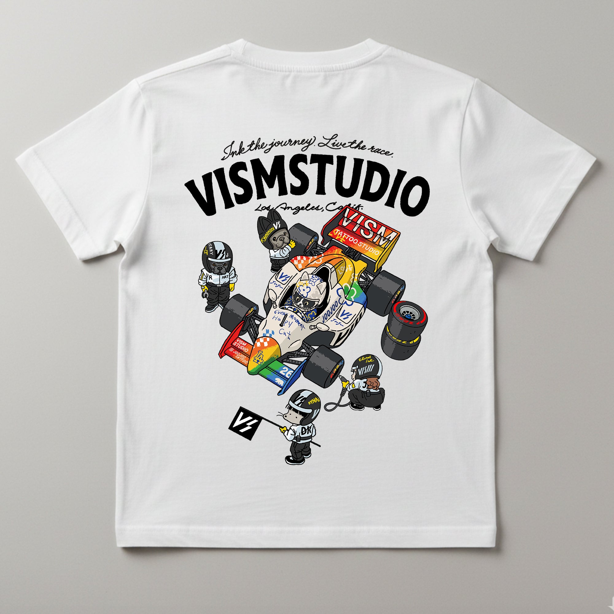VISM Racing Artist Tee – White (17 Designs)