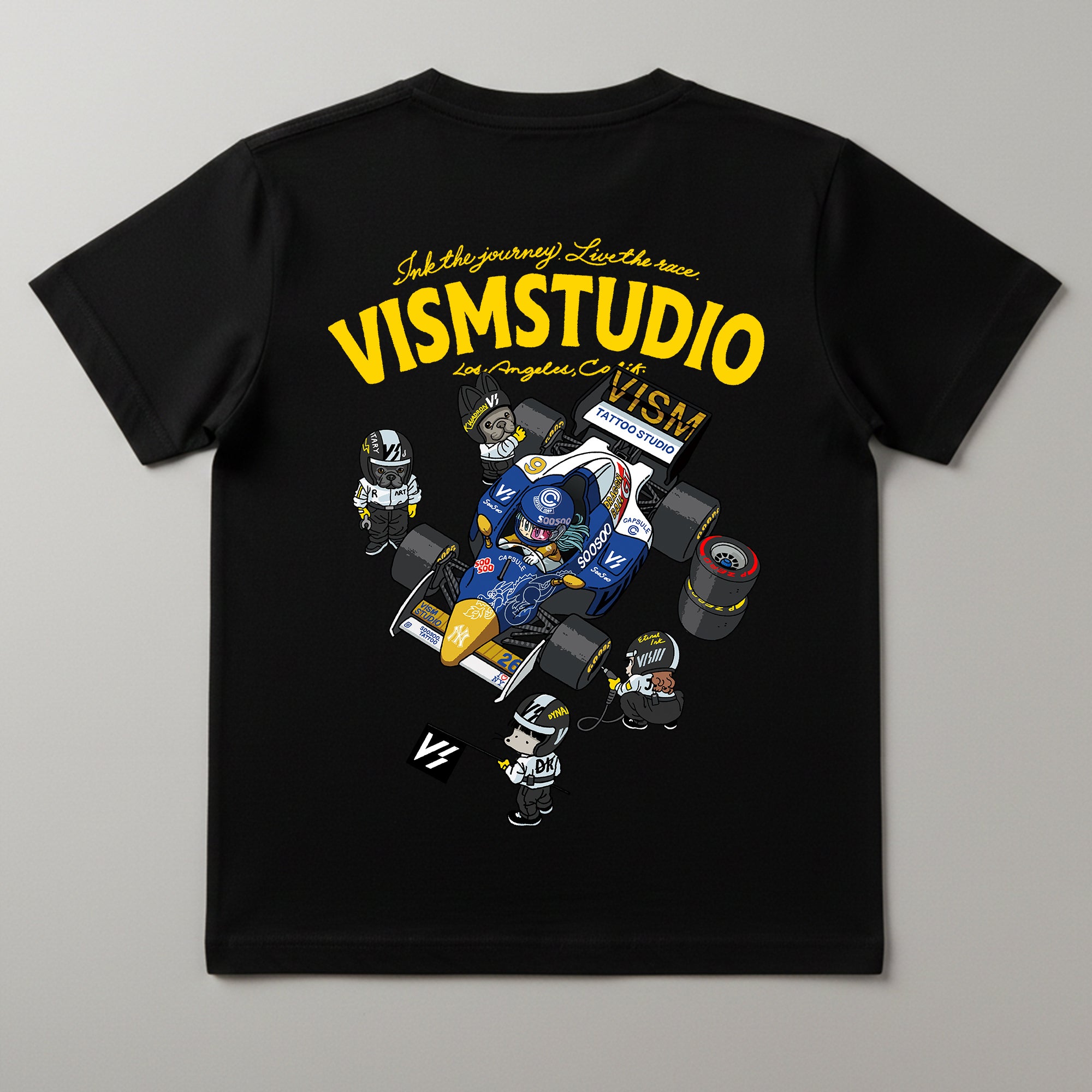 VISM Racing Artist Tee – Black (17 Designs)