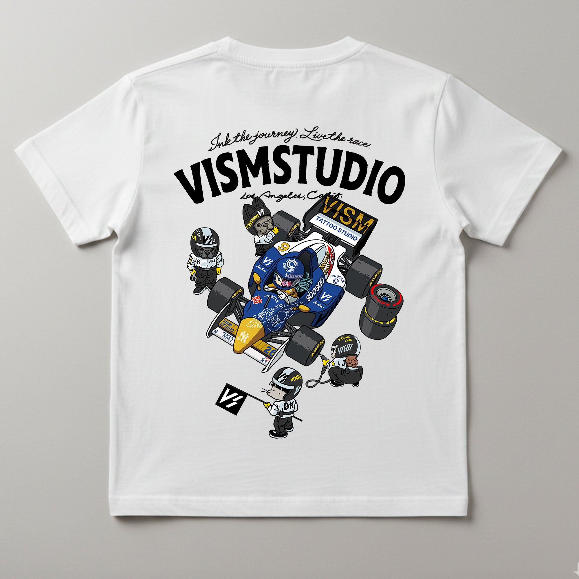 VISM Racing Artist Tee – White (17 Designs)