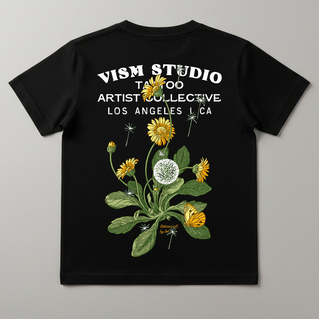 VISM Botanical Artist Tee – Black