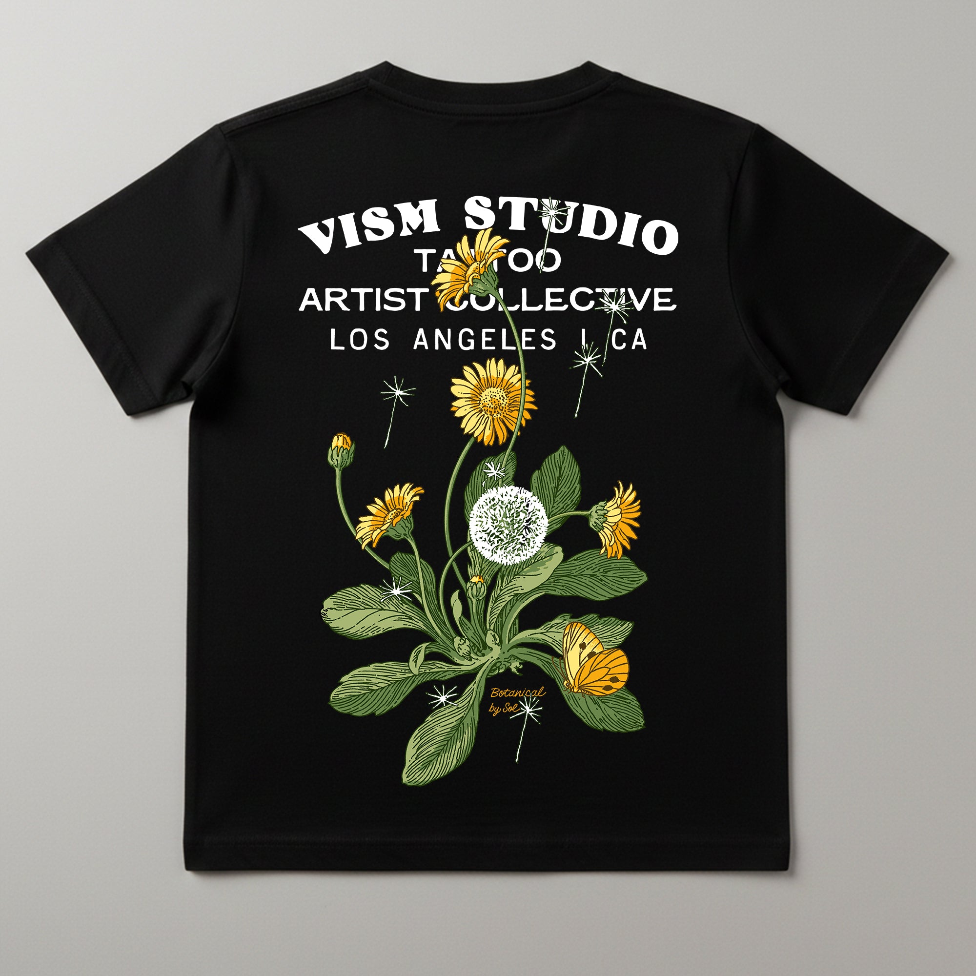 VISM Botanical Artist Tee – Black