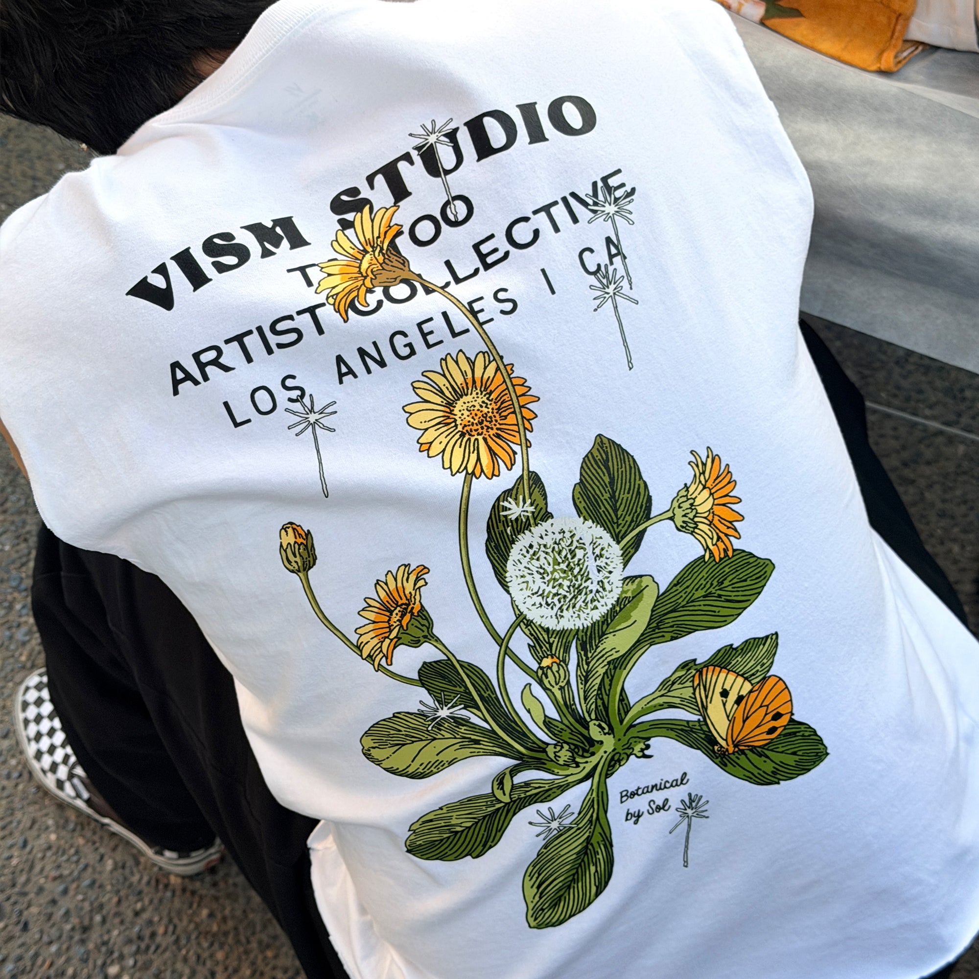 VISM Botanical Artist Tee – White
