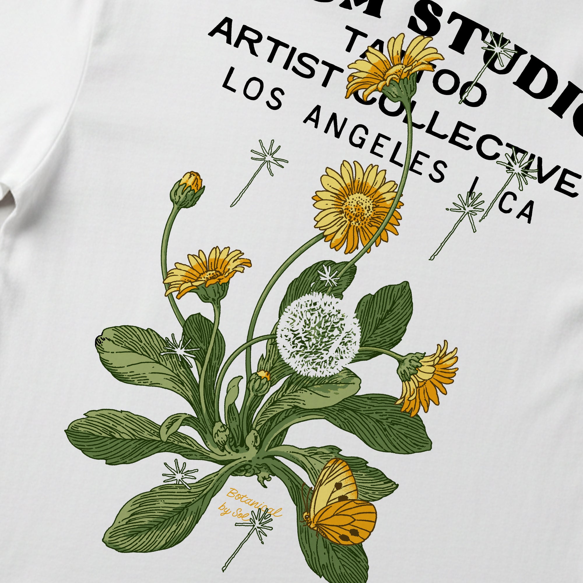 VISM Botanical Artist Tee – White